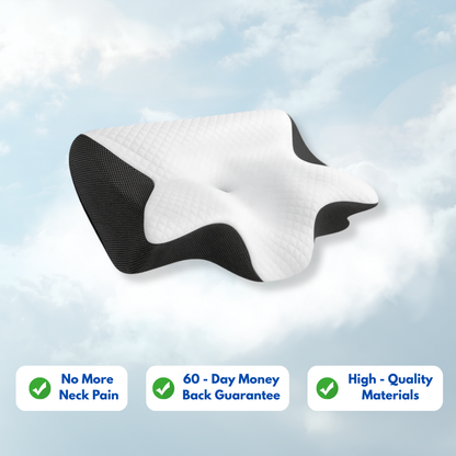 Ergonomic Butterfly Memory Foam Pillow