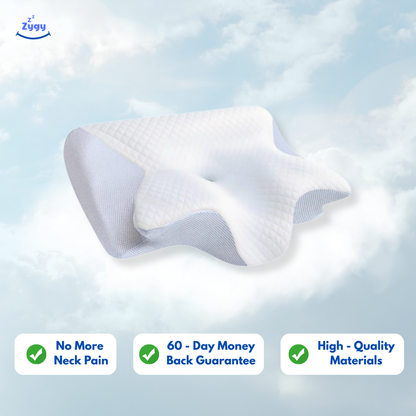 Ergonomic Butterfly Memory Foam Pillow