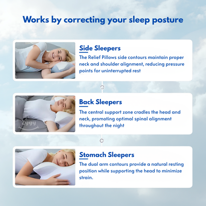 Ergonomic Butterfly Memory Foam Pillow
